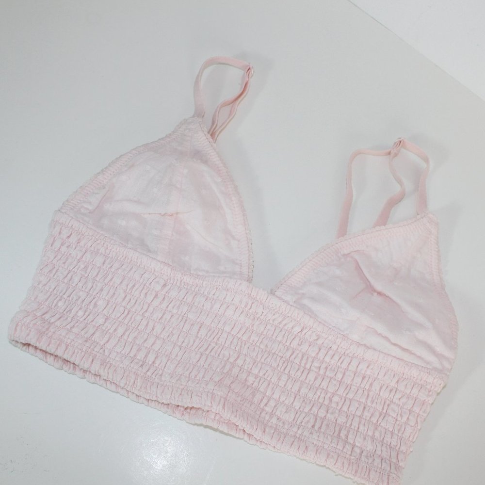 Free People Light Pink Bralette Top NWOT